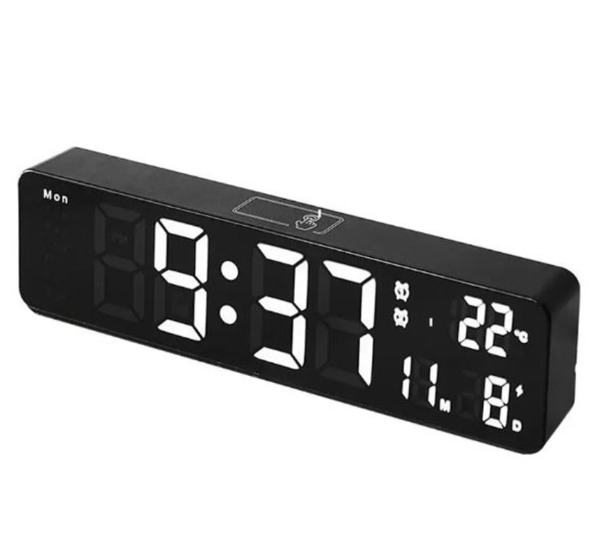 RELOJ DESPERTADOR LED FECHA TEMPERATURA ALARMA DS-6625 - 1
