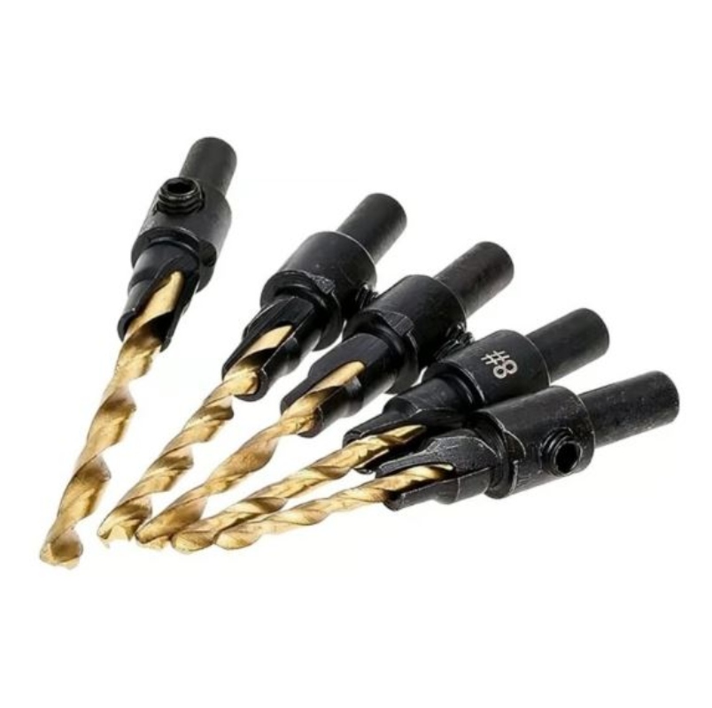 SET 5 UDS BROCAS AVELLANADORES MADERA CARPINTERÍA - 1