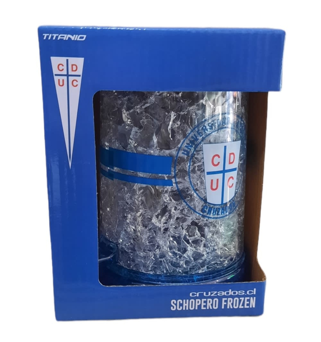 VASO SHOPERO FROZEN UNIVERSIDAD CATÓLICA 600ML - 1