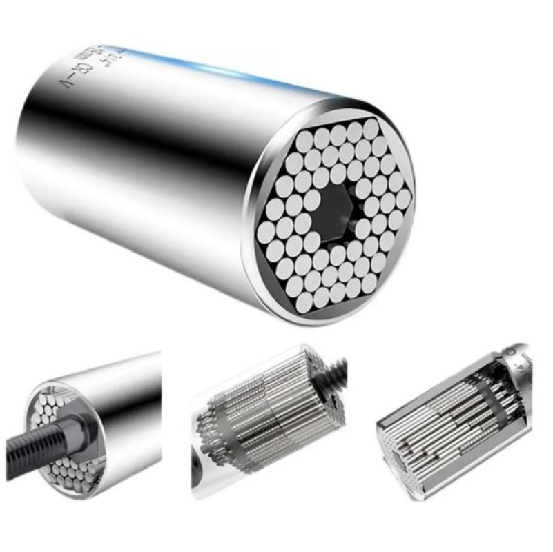 LLAVE OEM DADO UNIVERSAL MEDIR HERRAMIENTA TALADRO 7 MM-19 MM - 2