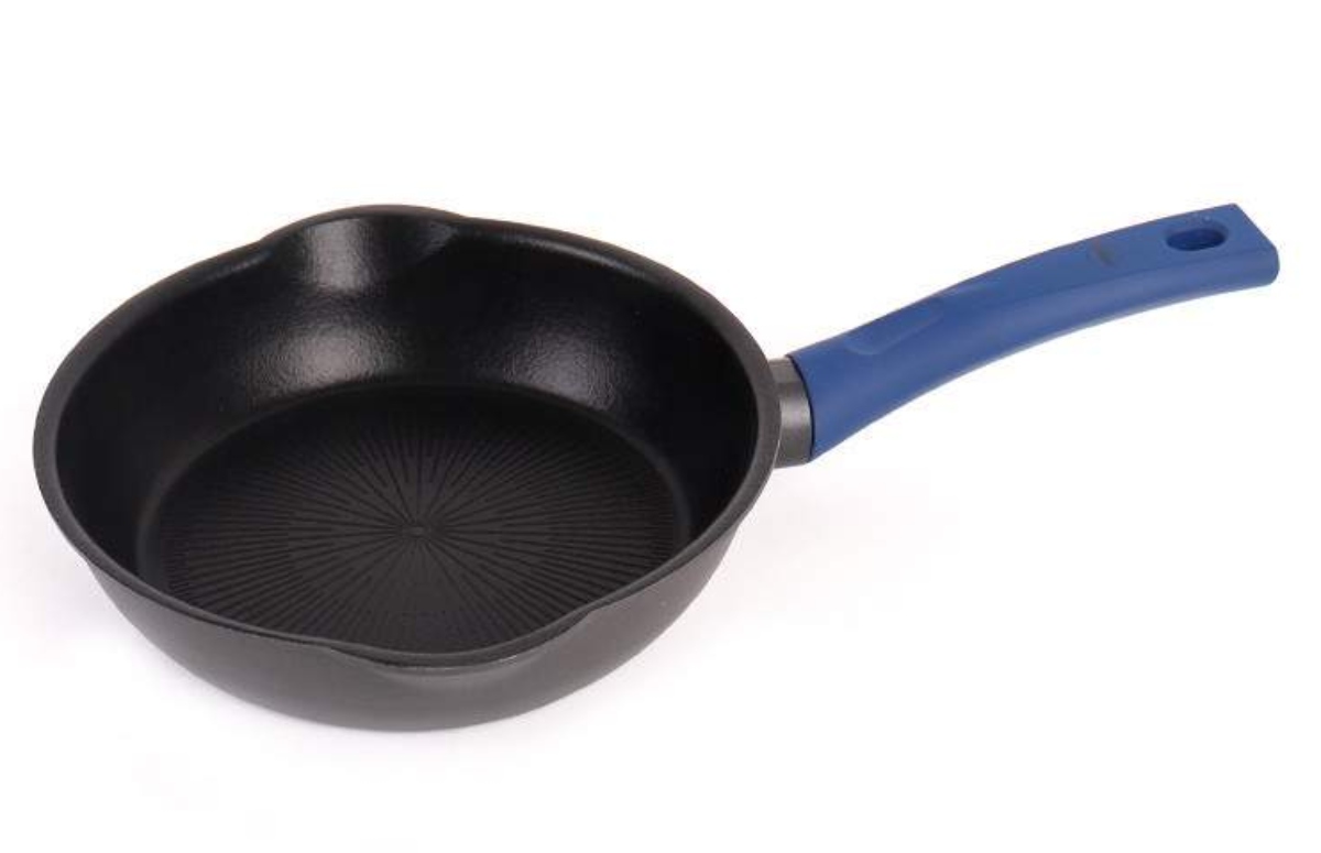 SARTEN 24 CM DE ALUMINIO PRENSADO AZUL INSCHEF - 1