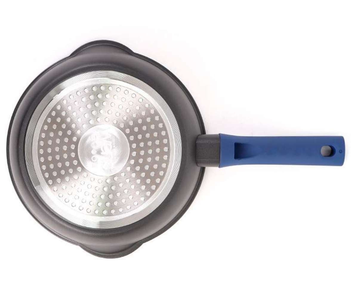 SARTEN 24 CM DE ALUMINIO PRENSADO AZUL INSCHEF - 2