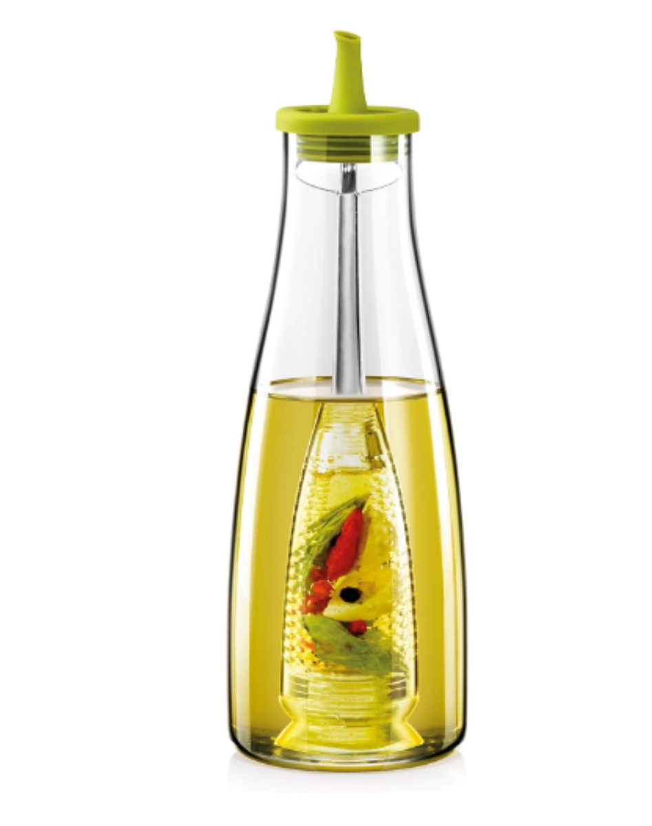 BOTELLA DOSIFICADOR PARA ACEITE DE OLIVA CON COLADOR 500 ML - 3