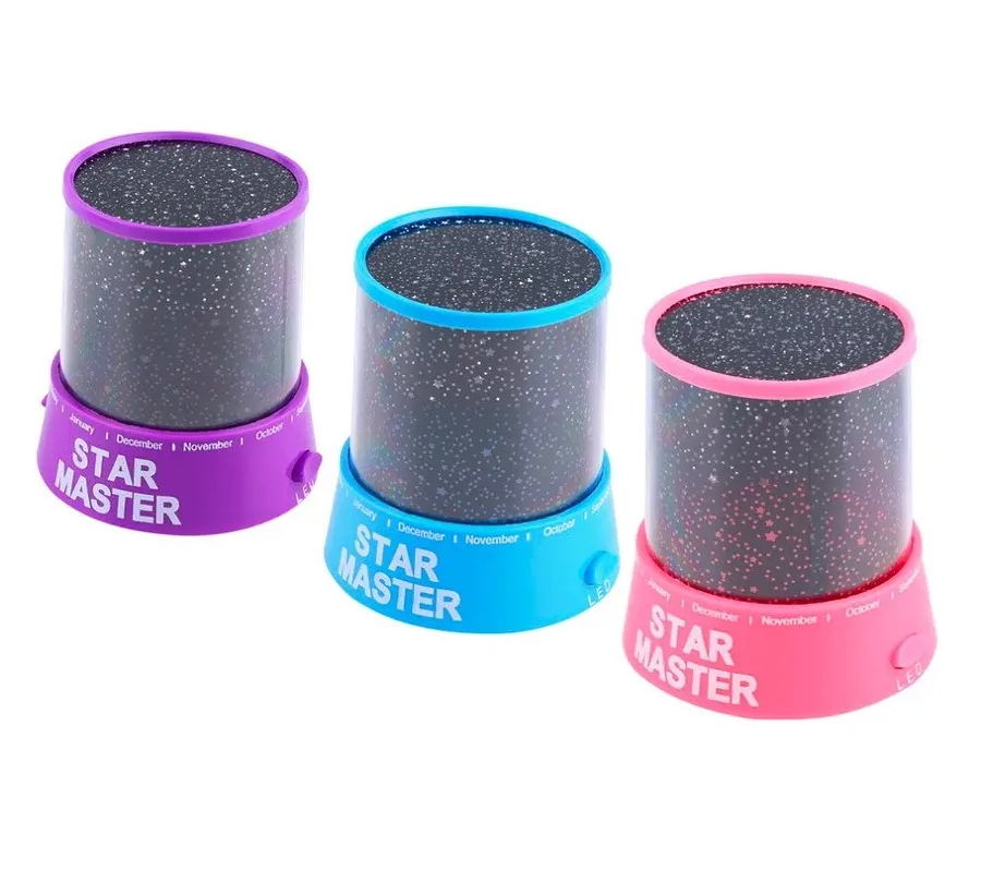 PROYECTOR LÁMPARA LED LUZ CIELO ESTRELLA ESPANTA CUCO NIÑOS - 1