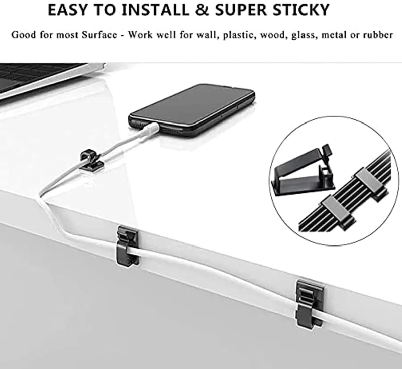 KIT ORGANIZADOR DE GESTIÓN DE CABLES DE 173 PIEZAS - 2
