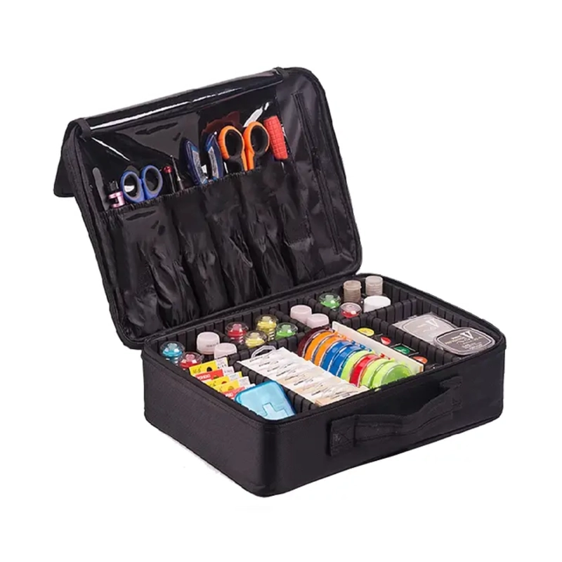 ORGANIZADOR ESTUCHE MULTIUSO DE ACCESORIOS COMPARTIMIENTOS - 2