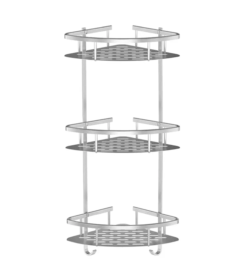 ORGANIZADOR PARA DUCHA ESTANTE ESQUINERO 3 NIVELES MULTIUSO - 1