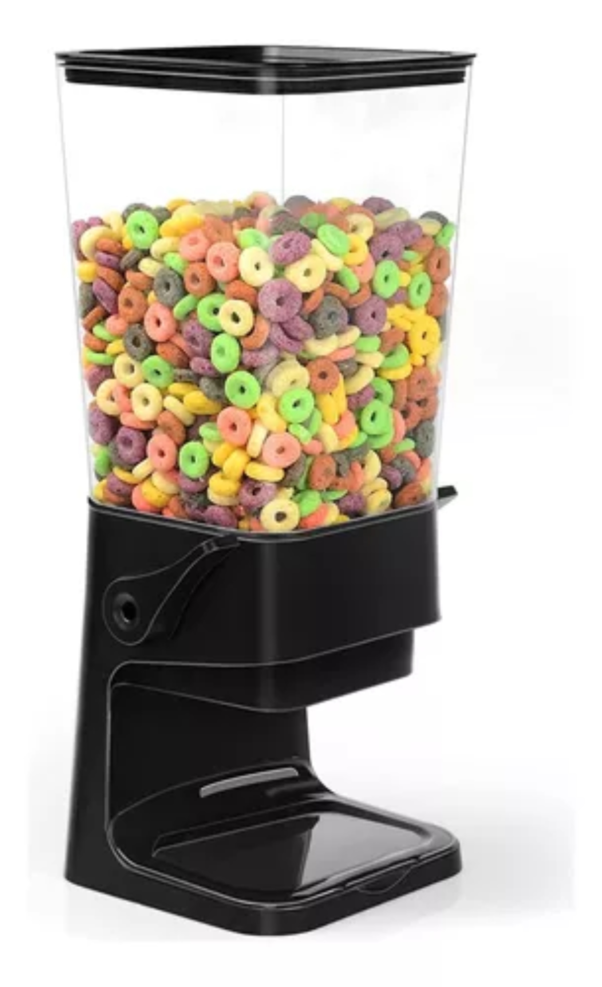 DISPENSADOR DE CEREAL, GRANOS, DULCES 5,5 LITROS NEGRO - 2