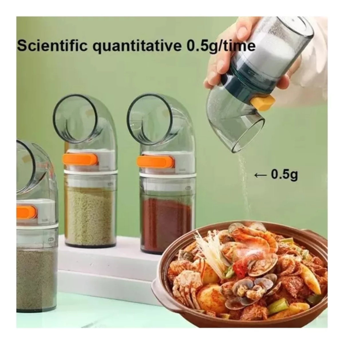 BOTELLAS DISPENSADOR DE ESPECIAS AZUCAR SAL SALSAS - 2