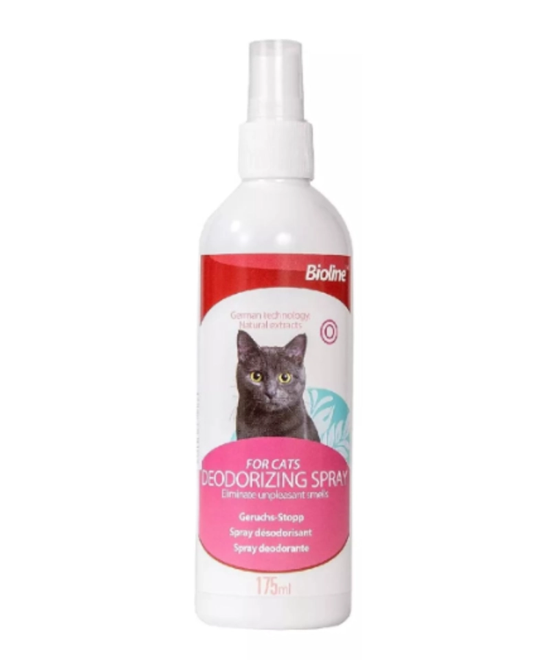 DESODORANTE EN SPRAY PARA GATOS BIOLINE - 1