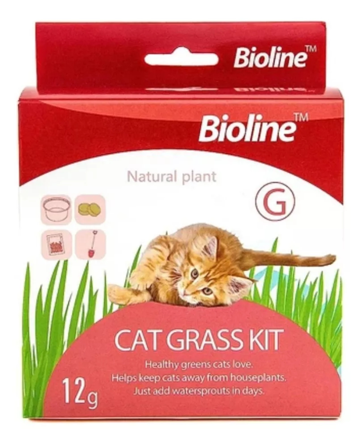 KIT DE PASTO PARA GATOS BIOLINE 12G - 1