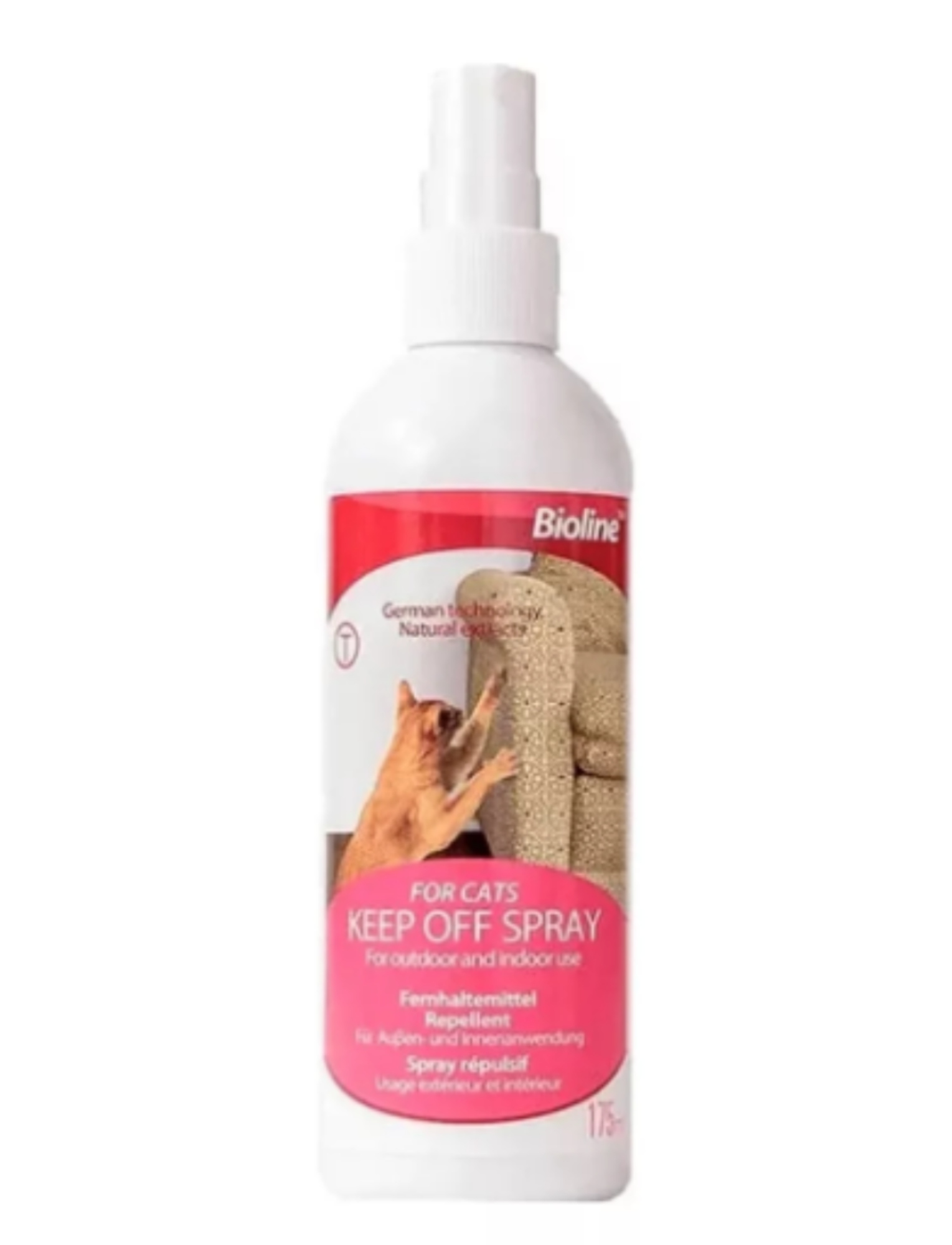 REPELENTE PARA GATOS BIOLINE KEEP OFF SPRAY FOR CAT 175ML - 1
