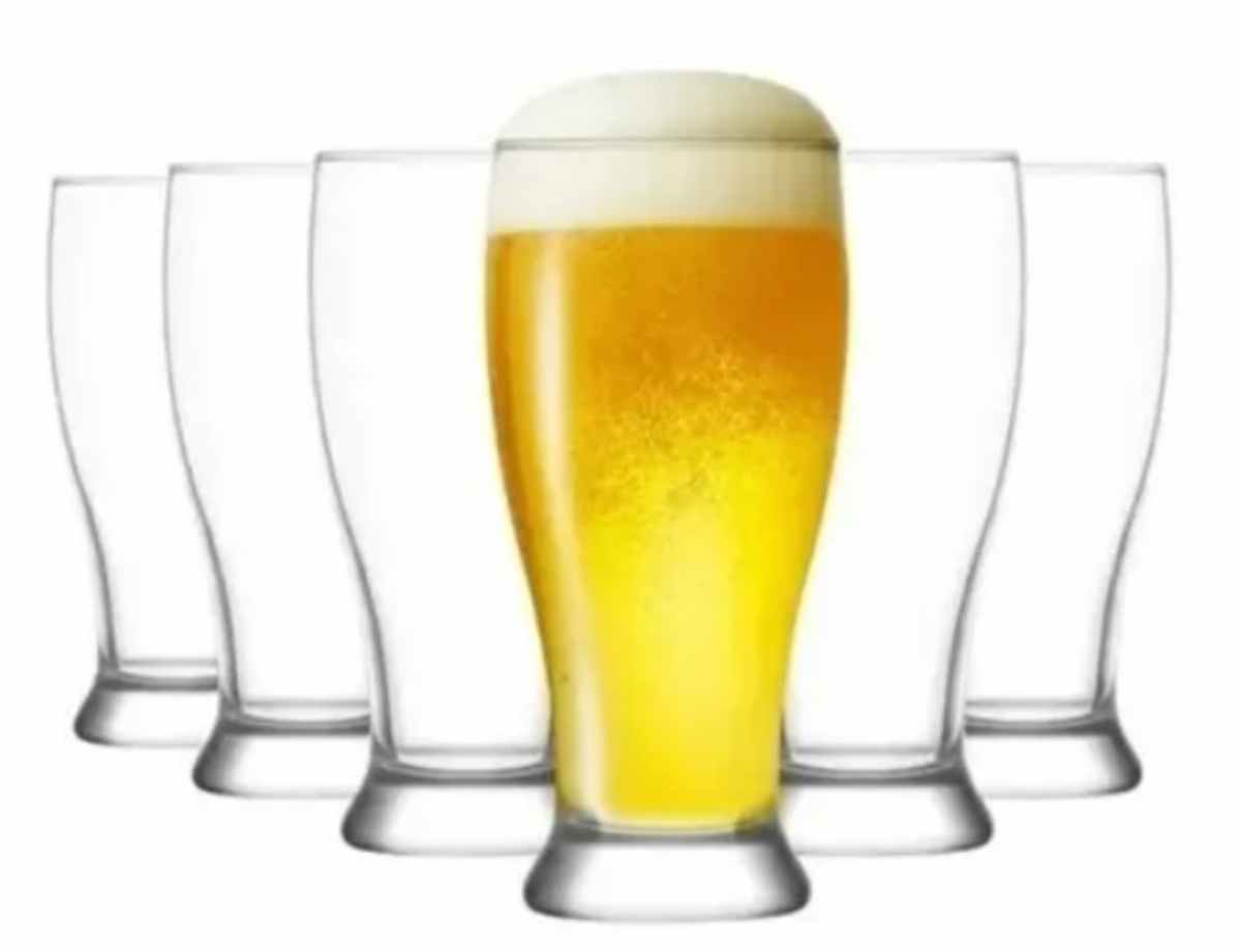SET DE 6 VASOS CERVECEROS BUCAREST 340CC - 1