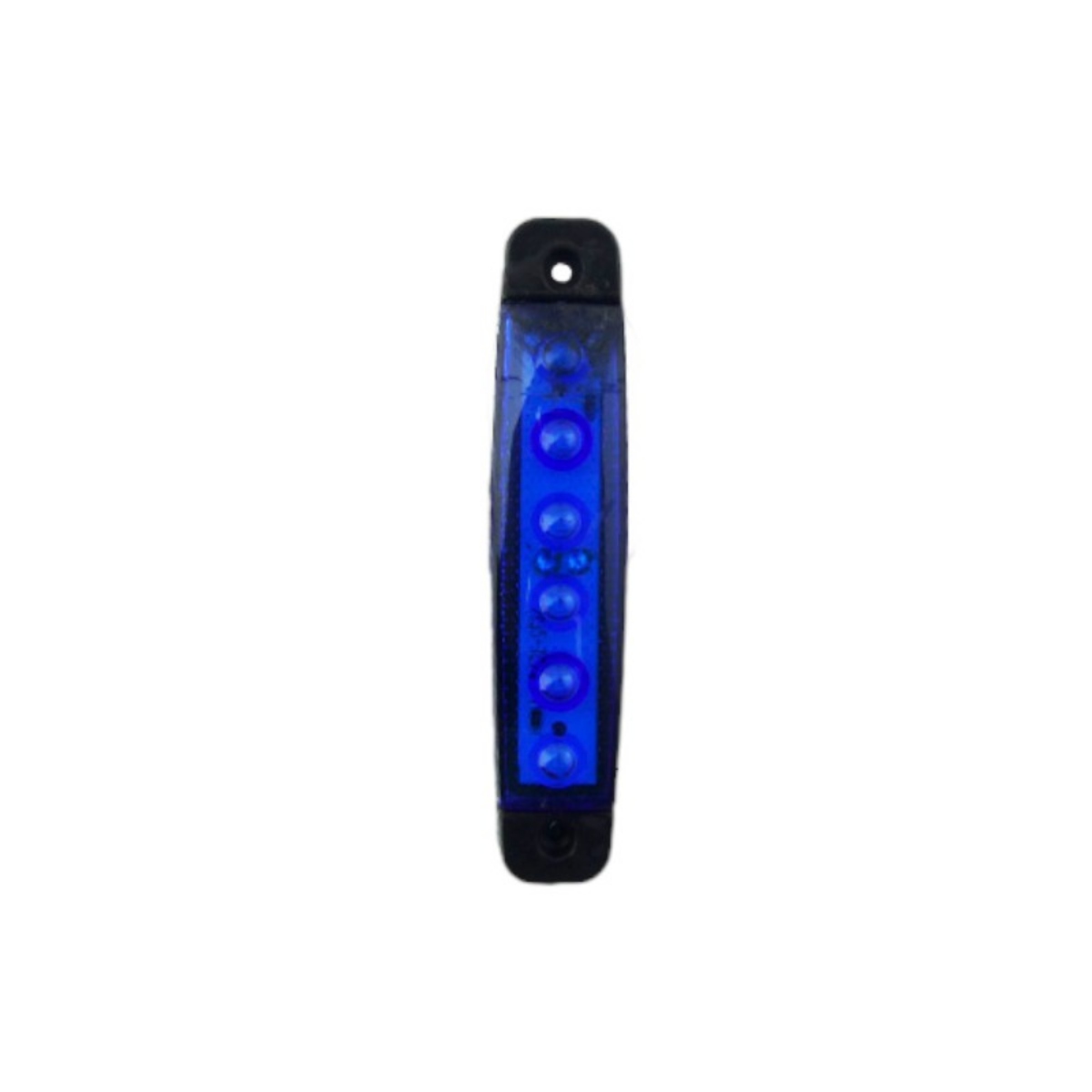 LUZ LED LATERAL 6 LED PARA CAMION SET X 4 12/24 VOLT AZUL - 1