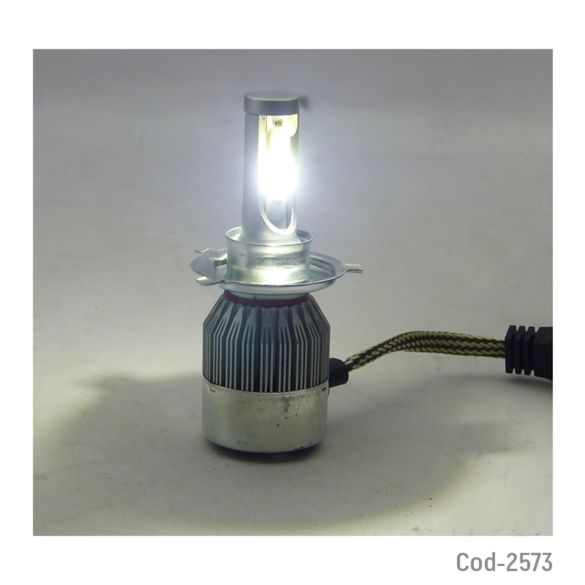 AMPOLLETA KIT LED H-4 MOD.C6 36W 3.800LM CON VENTILADOR - 2