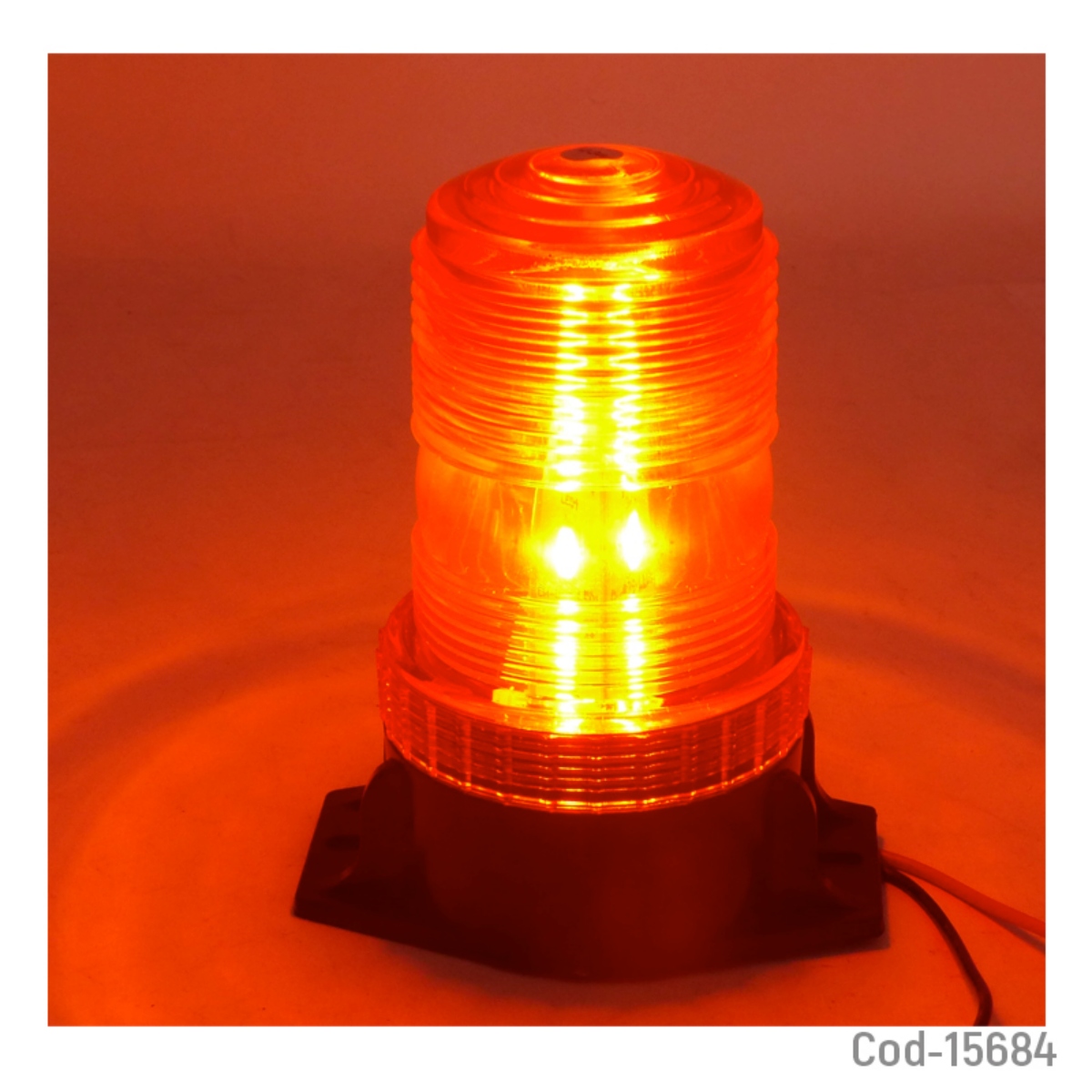 BALIZA LED STROBO 30 LED AMBAR, APERNABLE, 12/24 VOLT - 2