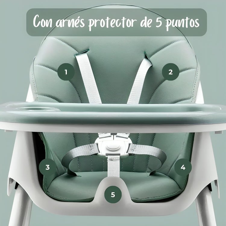 SILLA DE COMER INFANTIL 2 EN 1 PLEGABLE - 4