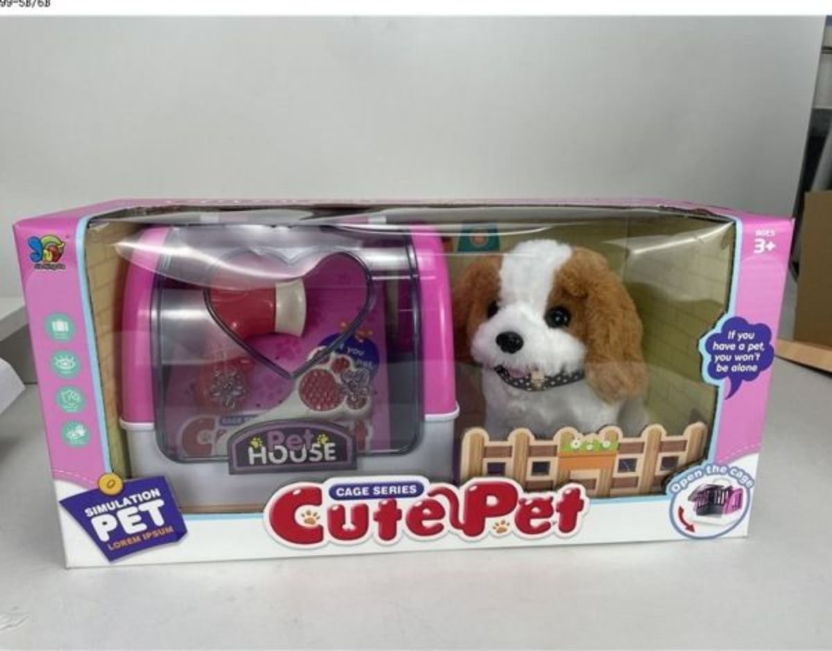 JUGUETE PERRITO,PET HOUSE CON ACCESORIOS - 2