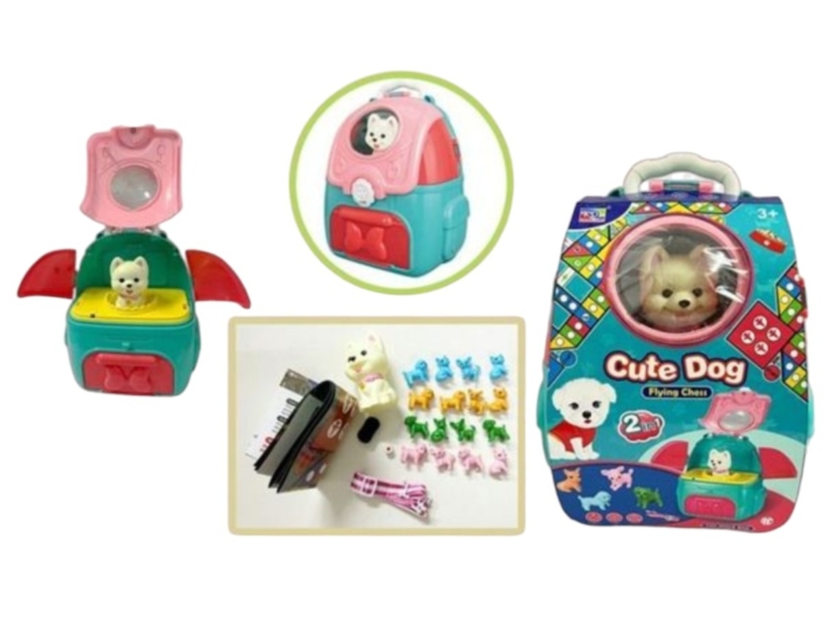JUGUETE MINI MALETA PASEADOR DE CACHORROS COLORES - 2