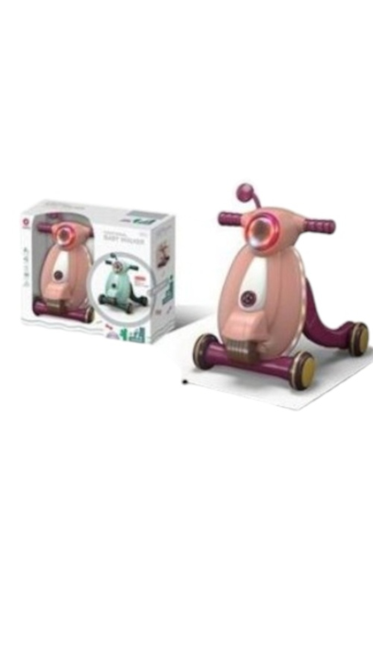 ANDADOR CAMINADOR PARA BEBE MUSICAL CAMINADOR JUGUETES INTERACTIVOS ROSA - 1