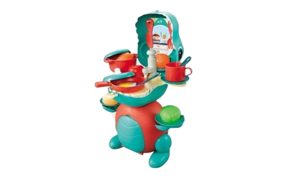 JUEGO DE COCINA DINO PLAY HOUSE TURQUESA - 2