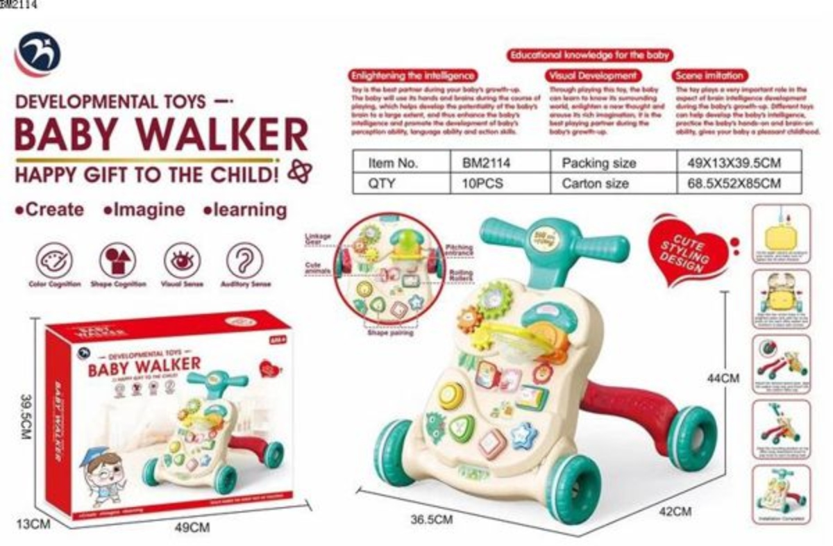 ANDADOR PARA BEBE MUSICAL CAMINADOR JUGUETES INTERACTIVOS - 1