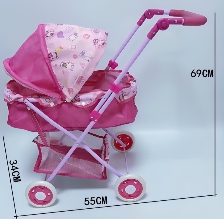 COCHE CUNA GRANDE 69CM X 55CM X 34CM - 3