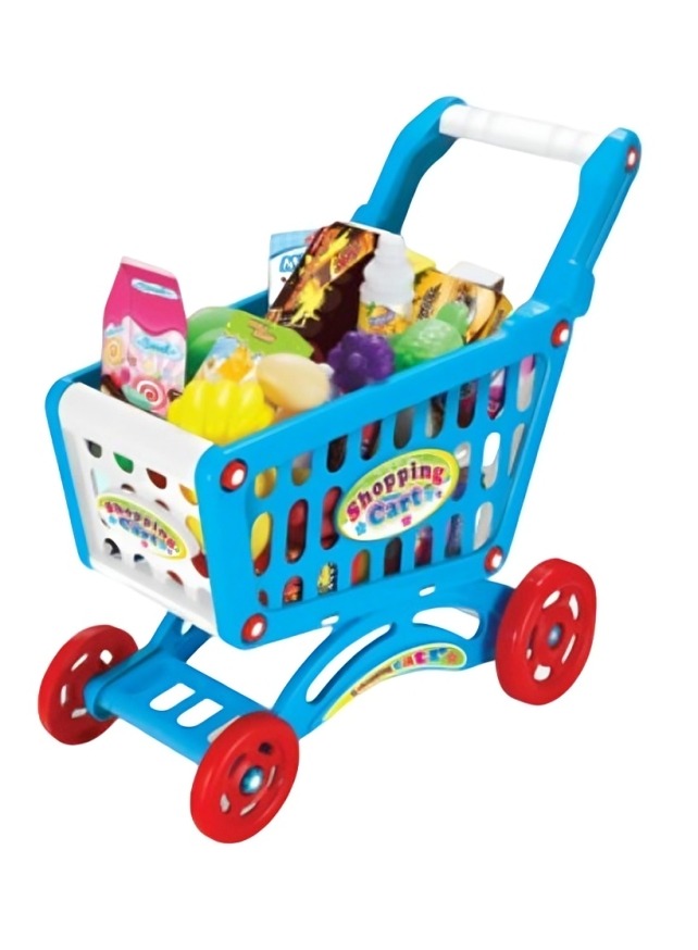 CARRITO DE COMPRAS 56 PCS - AZUL - 3