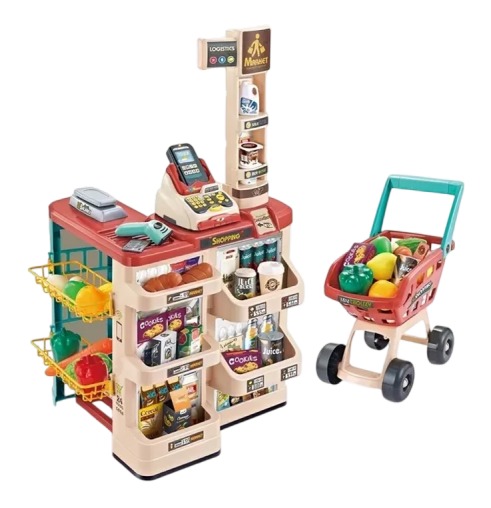 HOME MARKET CON CARRITO 48PCS - 4