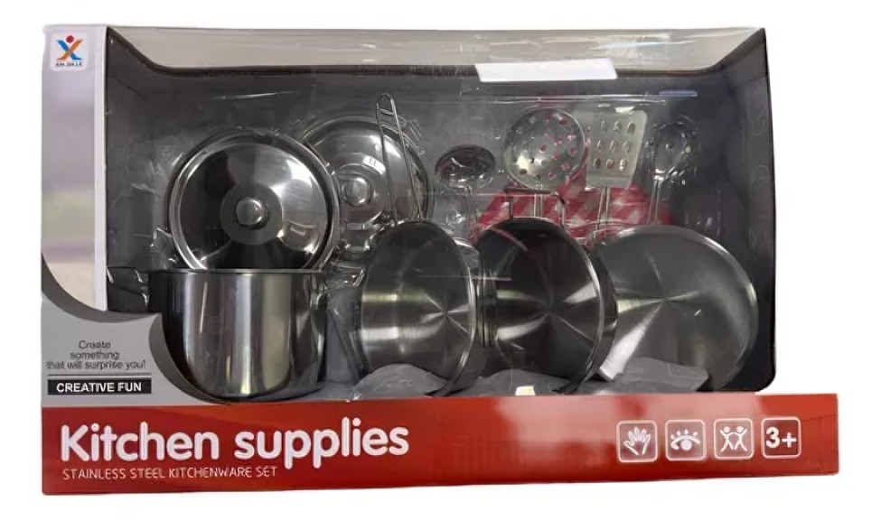 SET DE UTENSILIOS DE COCINA EN METAL - 1