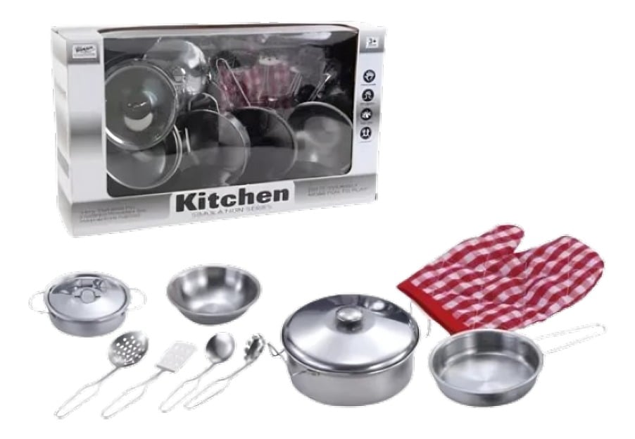 SET DE UTENSILIOS DE COCINA EN METAL - 2