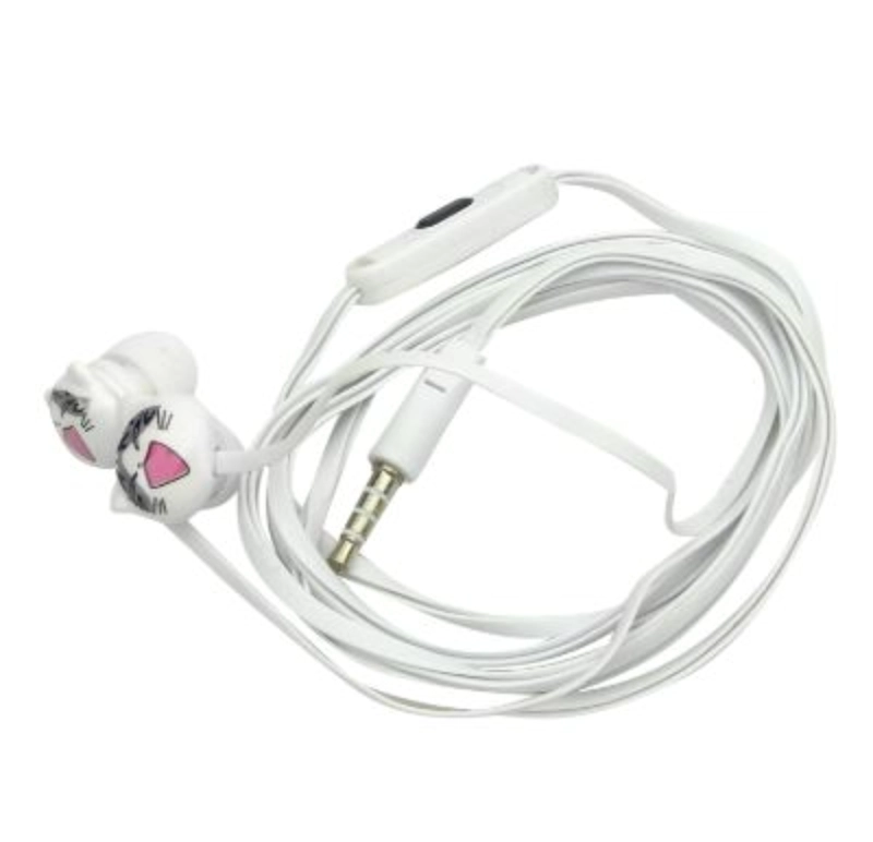 AUDIFONOS PARA NIÑO CON CABLE, DISEÑO GATOS, TUK T-88. EN CAJA. - 4