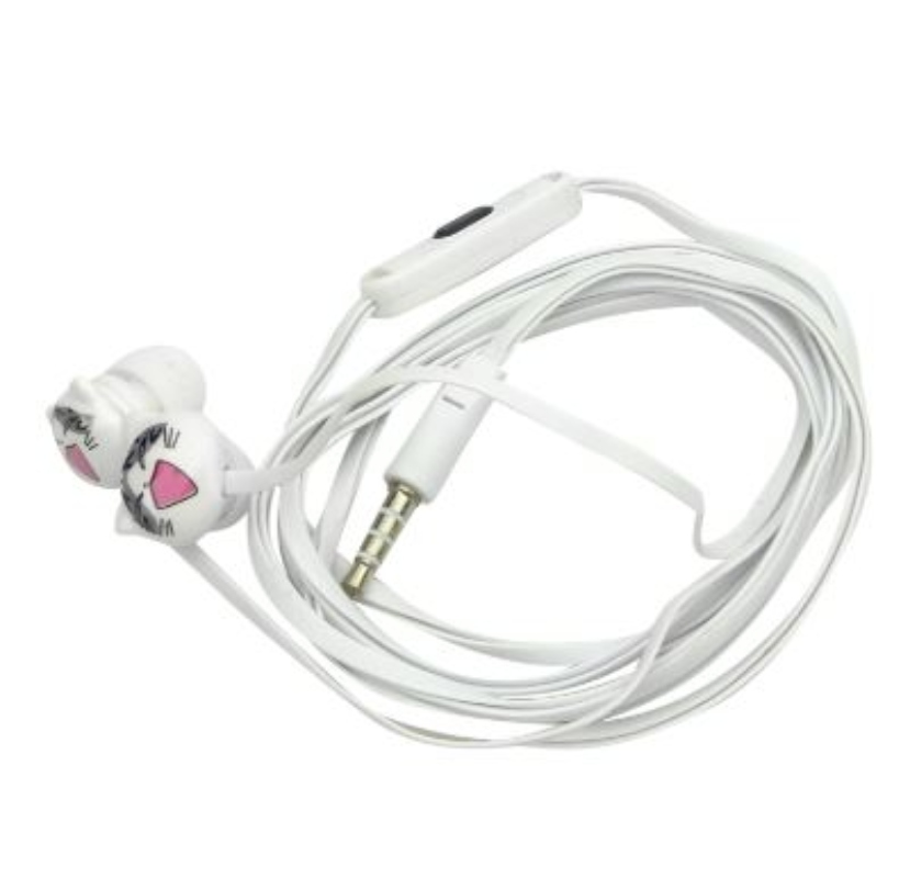 AUDIFONOS PARA NIÑO CON CABLE, DISEÑO GATOS, TUK T-88. EN CAJA. - 4