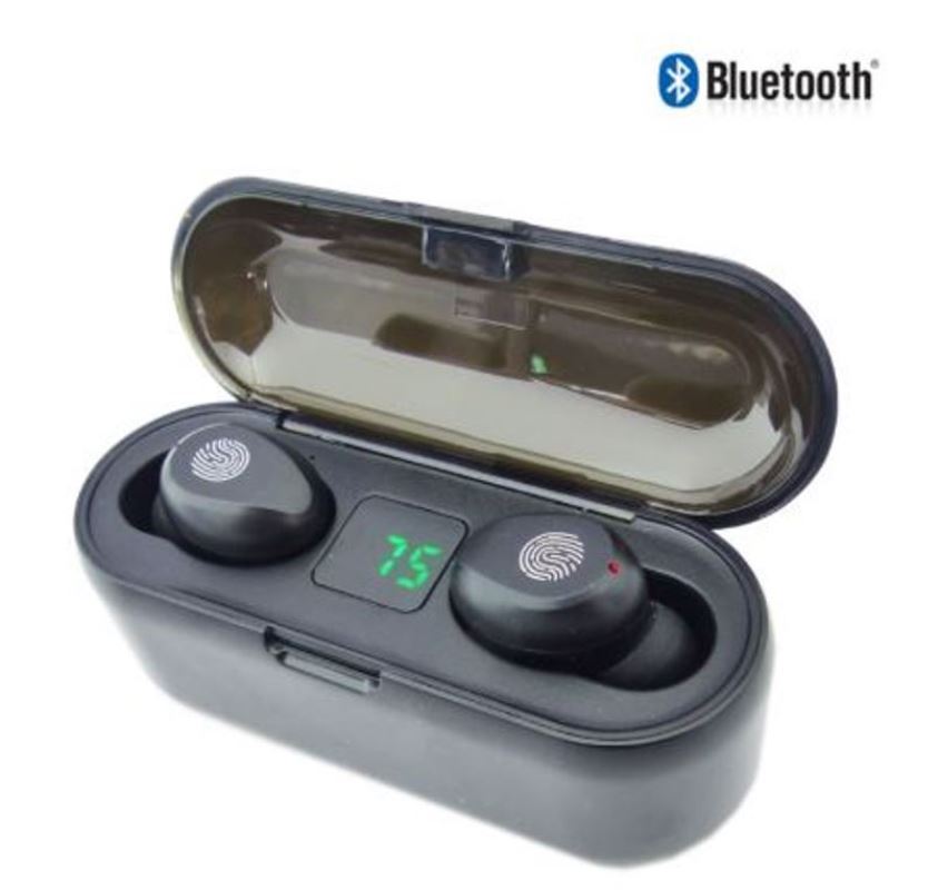 AUDIFONOS BLUETOOTH, CARGADOR MAGNETICO E INDICADOR DE CARGA DIGITAL. - 2