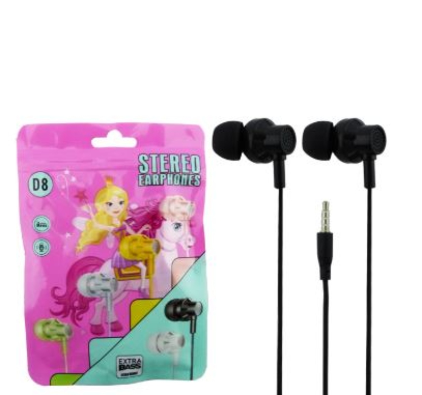 AUDIFONOS PARA NIÑOS CON CABLE, DE UNICORNIO CON MICROFONO. 10 DISEÑOS EN BOLSA. - 2