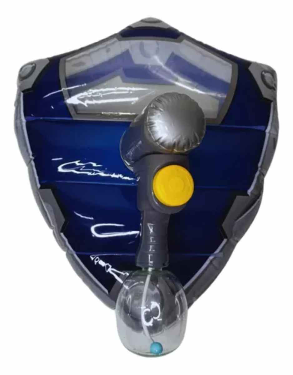 PISTOLA AGUA CON ESCUDO INFABLE - 4
