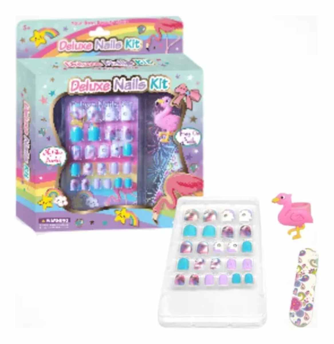 JUGUETE MANICURE DELUXE NAILS KIT CHICO 18CM X 15CM - 2