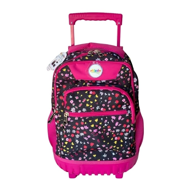 PACK ESCOLAR 3PCS EKIZDE REFORCED FLORES - 2