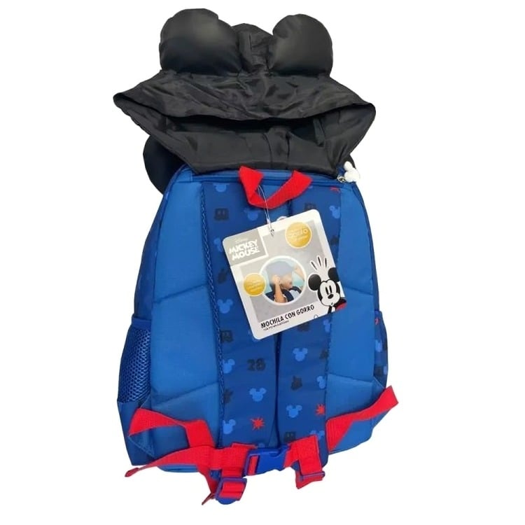 MOCHILA INFANTIL CON CAPUCHA MICKEY - 2