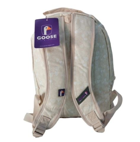 MOCHILA GOOSE MALAWI CORAZONES BEIGE - 3
