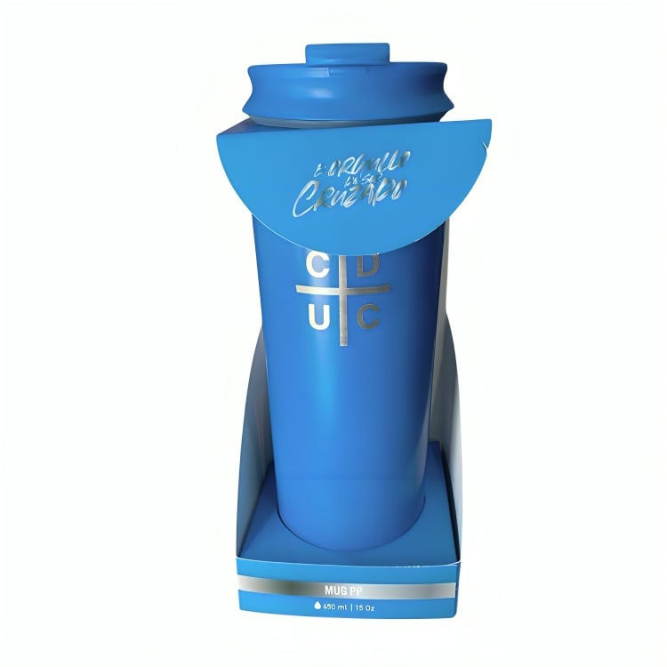 MUG METALICO 450ML UNIVERSIDAD CATOLICA - 1