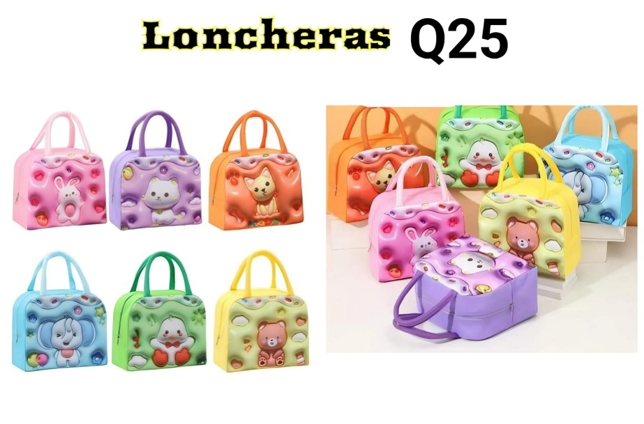 LONCHERA TERMICA DISEÑO 3D ESCOLAR IFANTIL CONEJO - 4