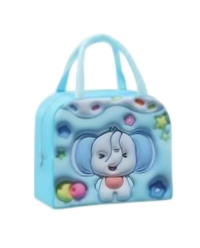 LONCHERA TERMICA DISEÑO 3D  ESCOLAR IFANTIL ELEFANTE - 3