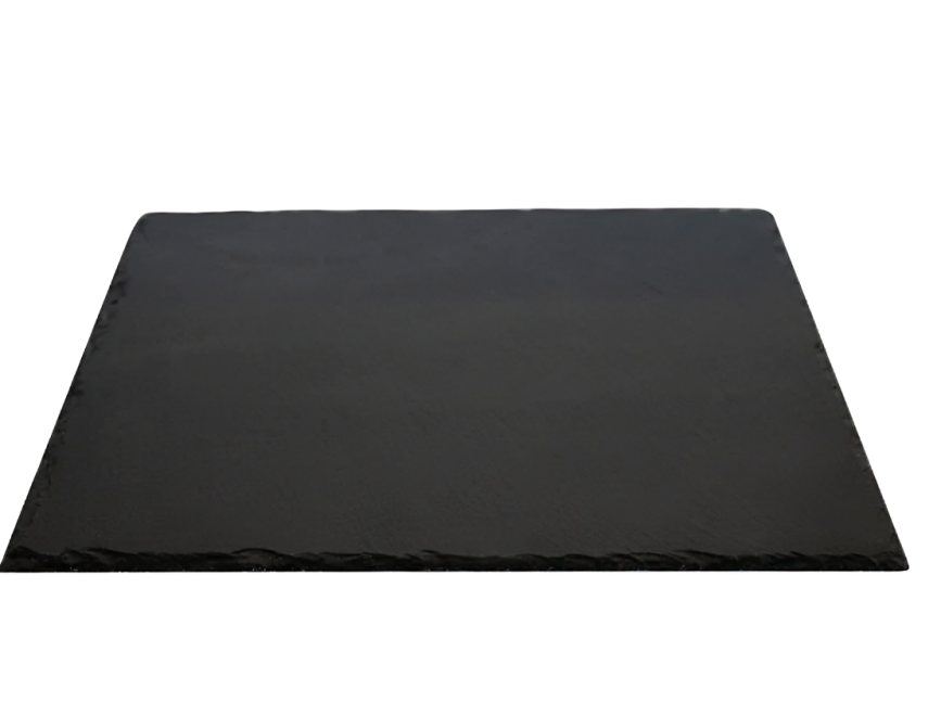 PLATO CUADRADO PIEDRA PIZARRA 25 CM WAYU - 1