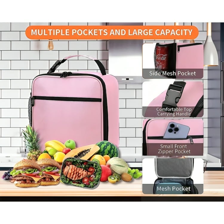 LONCHERA TÉRMICA PORTÁTIL HOMBRE BOLSA DEL ALMUERZO - 2