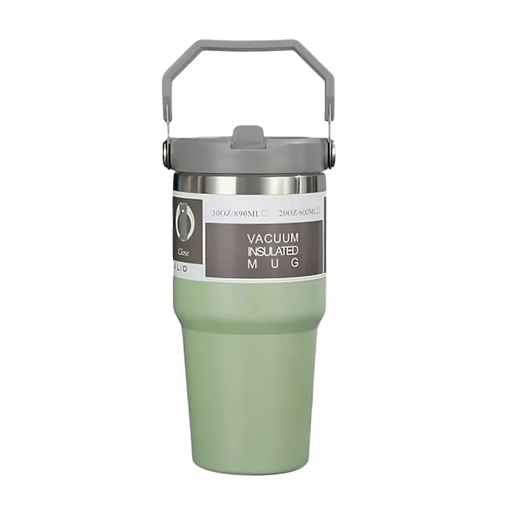 MUG VASO TERMO MUG PARA CAFE AGUA 600ML INOXIDABLE - 1
