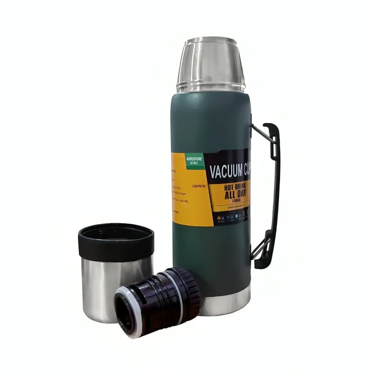 TERMO ACERO INOXIDABLE CAPACIDAD 1000ML AGUA FRIA Y CALIENTE - 2