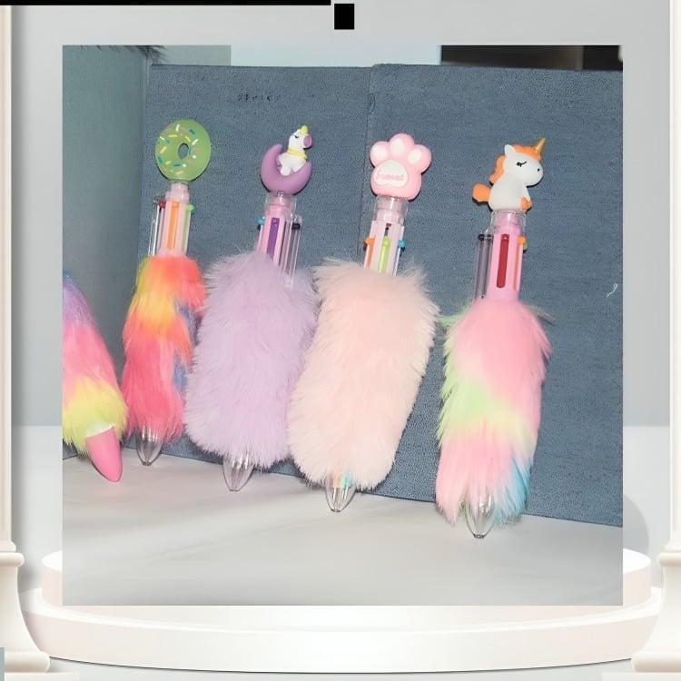BOLÍGRAFO PELUDO KAWAII SURTIDOS - 2