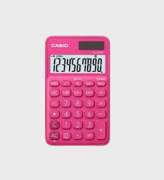 CALCULADORA CASIO TIPO MINI ESCRITORIO MS-7UC FUCSIA - 1
