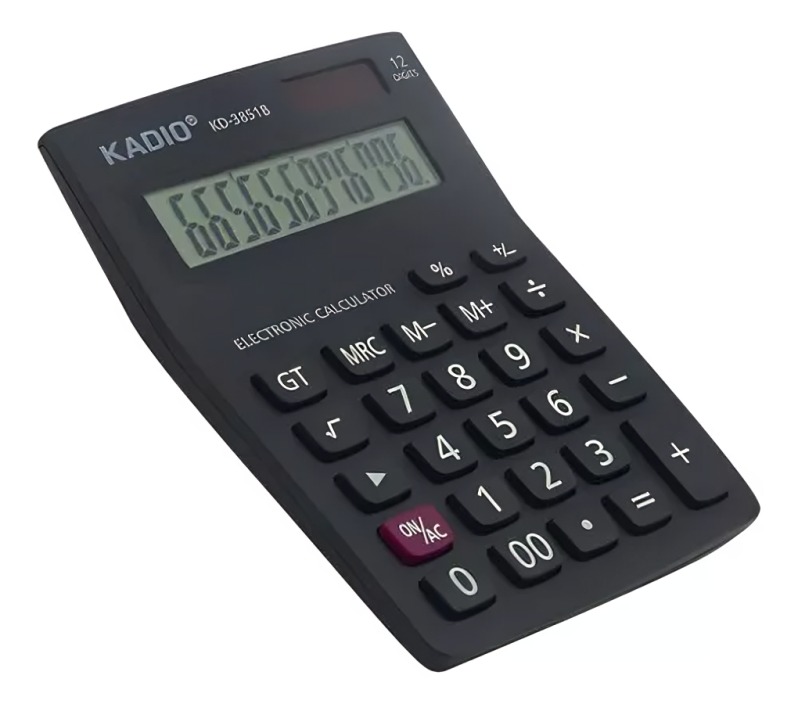 CALCULADORA ELECTRÓNICA DE ESCRITORIO KK-3851B-12 - 2